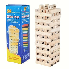 Wooden Tower Building Game | Family Entertainment Toy | Indoor Outdoor Play