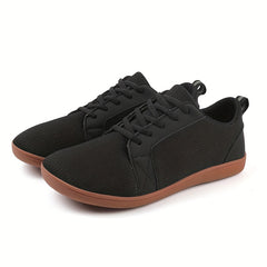 Men's Bowling Shoes Comfy Non Slip Solid Lace Up Sneakers
