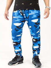 Men's Camo Drawstring Sweatpants Loose Fit Joggers