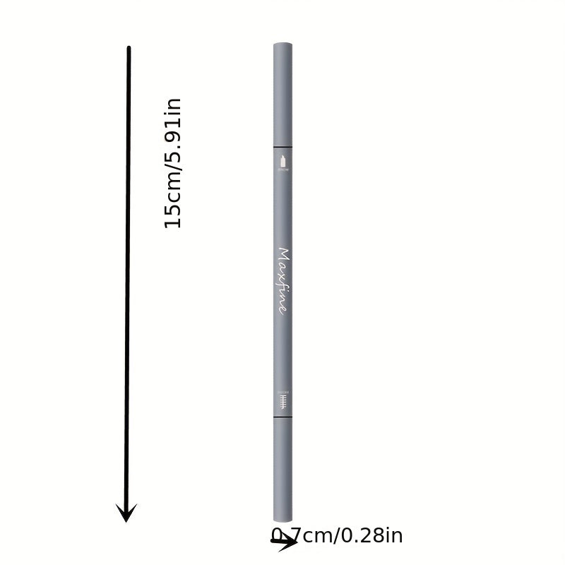 Waterproof Sweatproof Brown Liquid Eyebrow Pen Ultra Slim