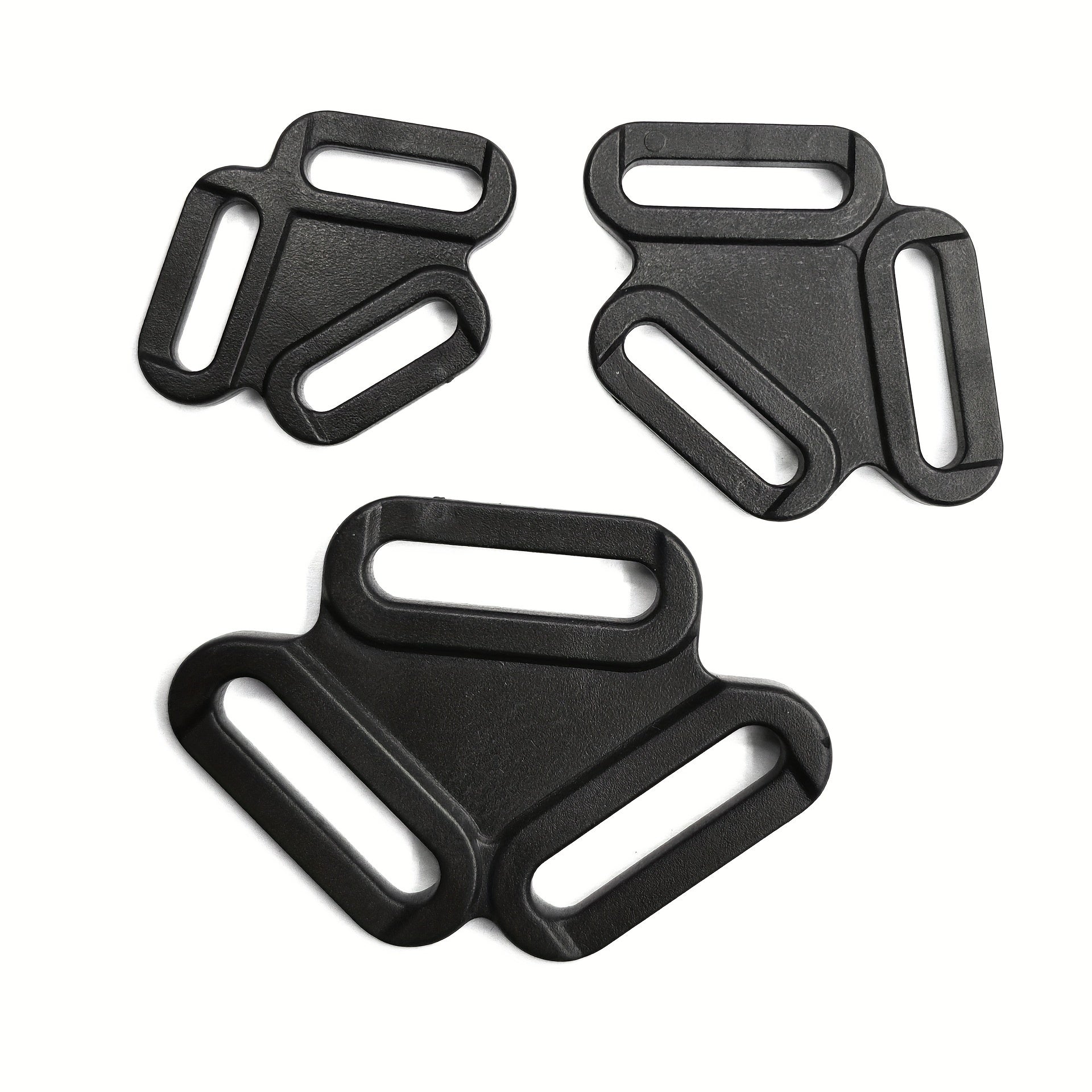 5pc Plastic Triangle Buckle Chest Strap Adjustment Buckle