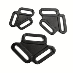 5pc Plastic Triangle Buckle Chest Strap Adjustment Buckle