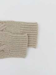 Solid Jacquard Long Sleeve Open Front Cardigan