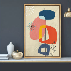 Colorful Abstract Shapes Wall Decor 8x10 12x16 16x24