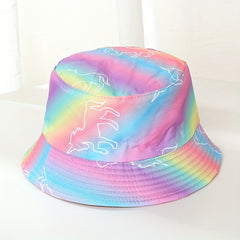Kids Animal Fisherman Hat Cartoon Wide Brim Basin Hat For Boys And Girls