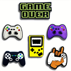 12PCS Video Game Shoe Charms PVC Charms Teens Adults Birthday Party Favor