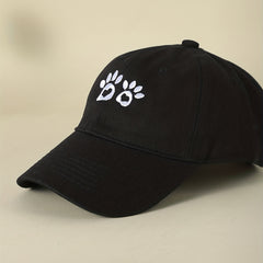 Paw Embroidery Baseball Cap Cartoon Animal Lightweight Dad Hats