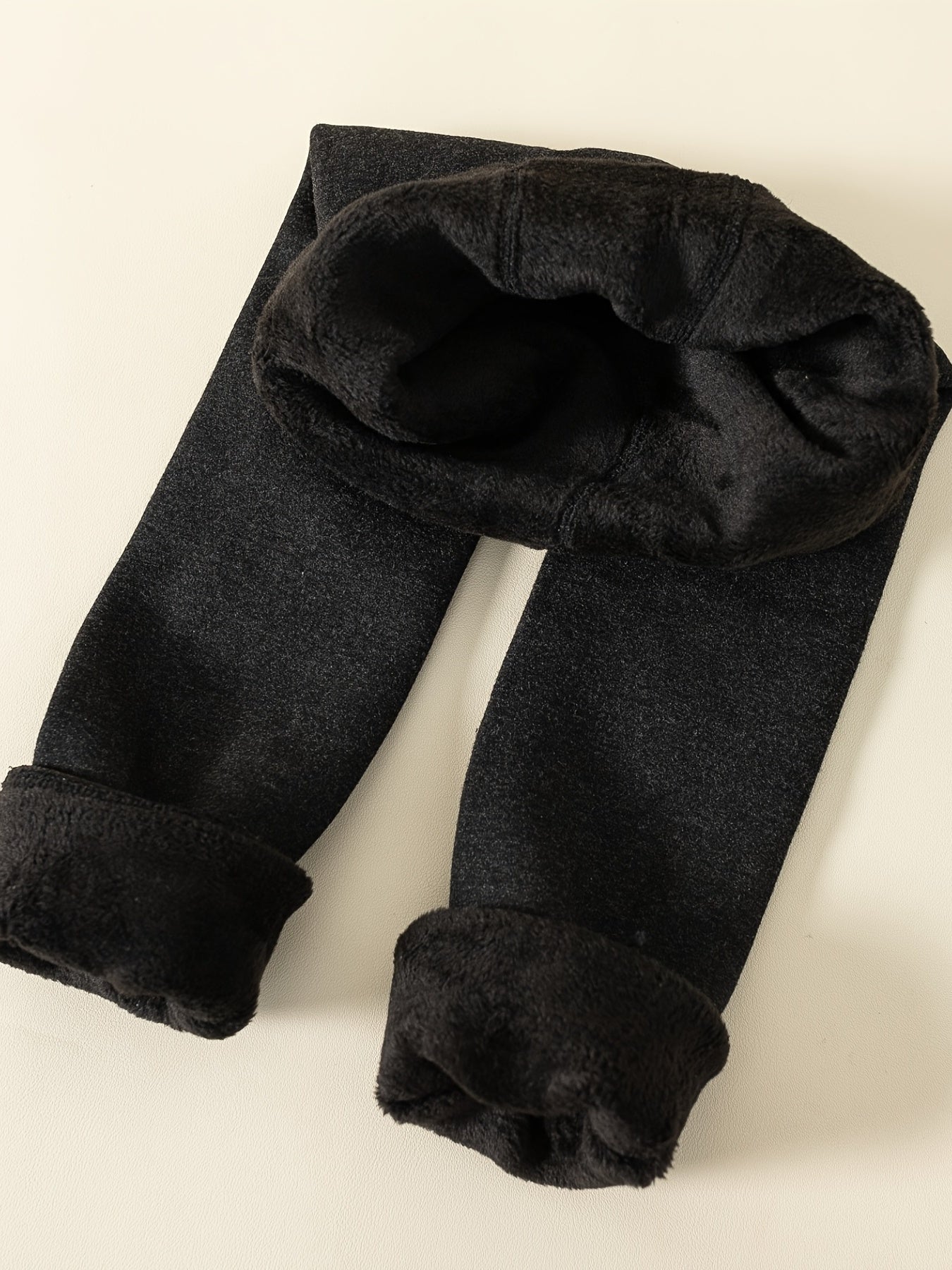 Girls Plush Warm Winter Legging Solid Tight Pant Kids Clothes