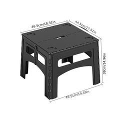 Portable Camping Table - Waterproof Plastic Tabletop