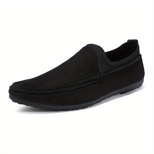 Men's Comfy Moc Toe Loafer Shoes Non-slip Slip On Driving Shoes Spring Summer