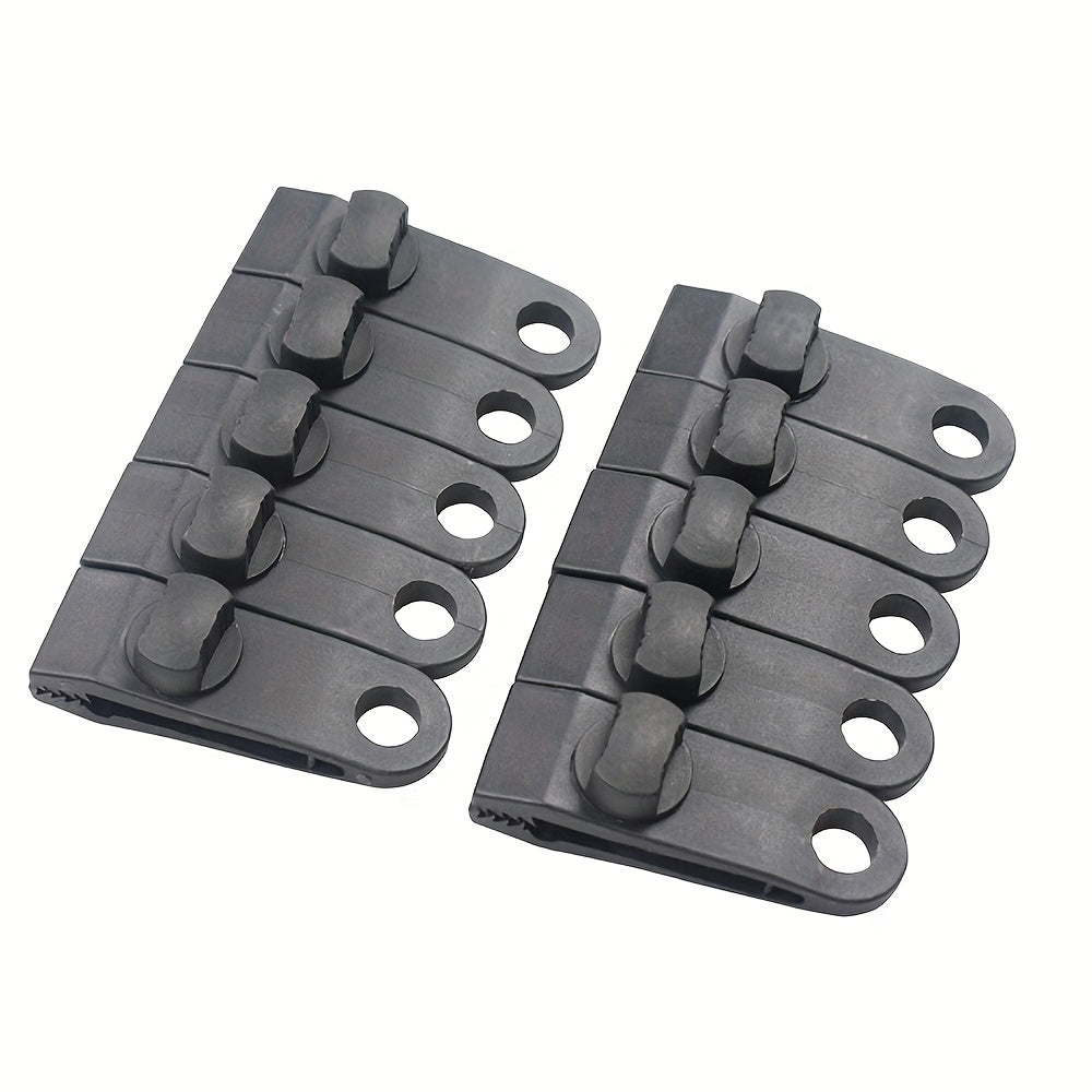 20pcs Tarp Clips & Bungee Cords for Outdoor Camping - Durable & Easy to Use
