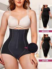 Zipper Shaping Panties Tummy Control Butt Lifting Underwear