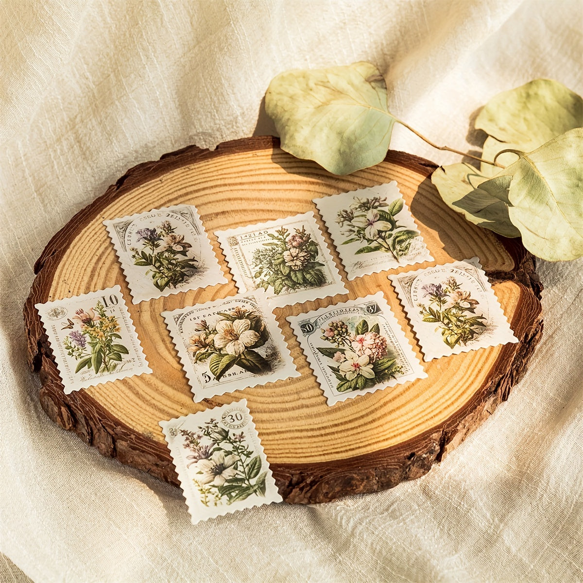 45pcs Romantic Retro Flower Diary DIY Decoration Sealing Stickers