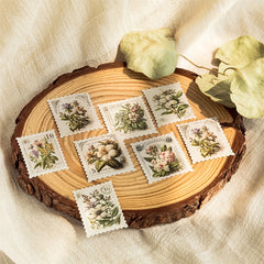 45pcs Romantic Retro Flower Diary DIY Decoration Sealing Stickers