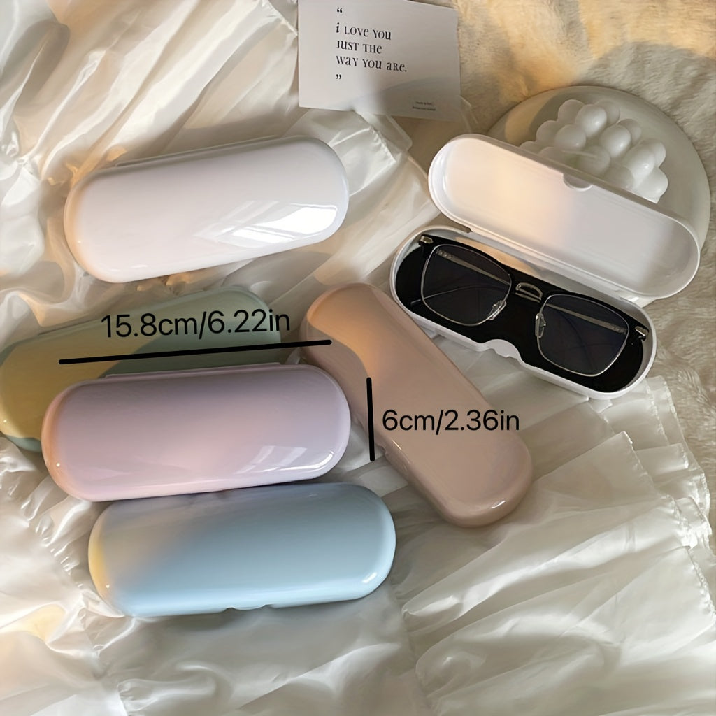 Cream Glasses Case Hard Shell Sunglasses Storage
