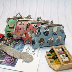 Owl Coin Purse Bag Key Bag Birthday Gift Hasp Money Bags Wallet Clutch Bag