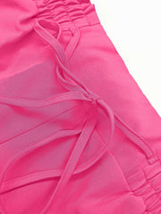 High Waist Drawstring Shorts for Women