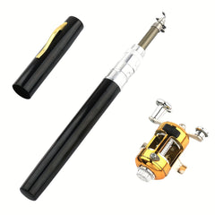 Portable Mini Fishing Rod Reel Combo Telescopic Pocket Size Ice Tackle