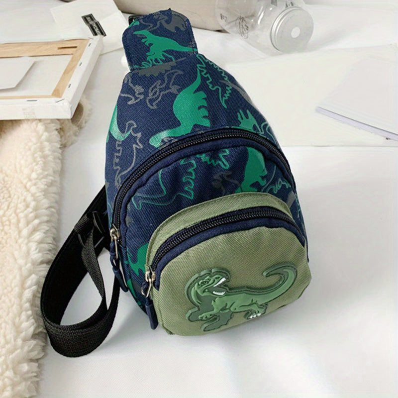 Boys Dinosaur Crossbody Bag Lightweight Chest Bag