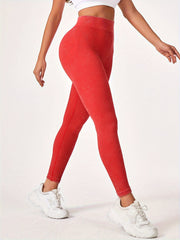 Seamless Solid Yoga Pants High Stretch Leggings