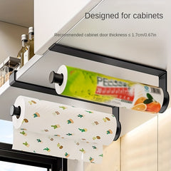 Under Cabinet Kitchen Tissue Rack Metal Roll Holder