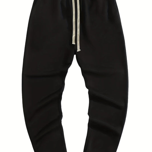 Men's Drawstring Pocket Sweatpants Loose Jogger Pants
