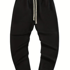 Men's Drawstring Pocket Sweatpants Loose Jogger Pants