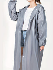 Waterproof Long Jacket Raincoat for Outdoor Activities