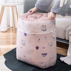 Large Capacity Quilt Storage Bag Foldable Moisture-proof Bundle Pocket