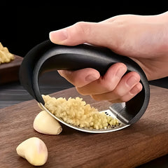 Stainless Steel Manual Garlic Crusher Vegetable Cutter Kitchen Supplies