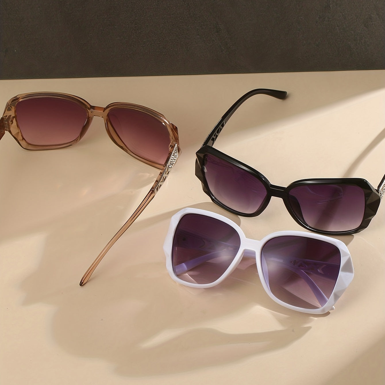 Square Sunglasses UV400 Sun Shades for Women Men