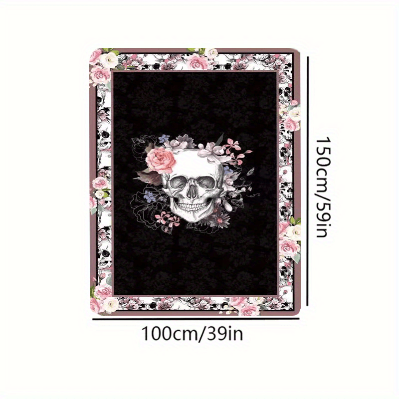 Halloween Skull Printed Carpet 80x119
