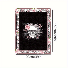 Halloween Skull Printed Carpet 80x119