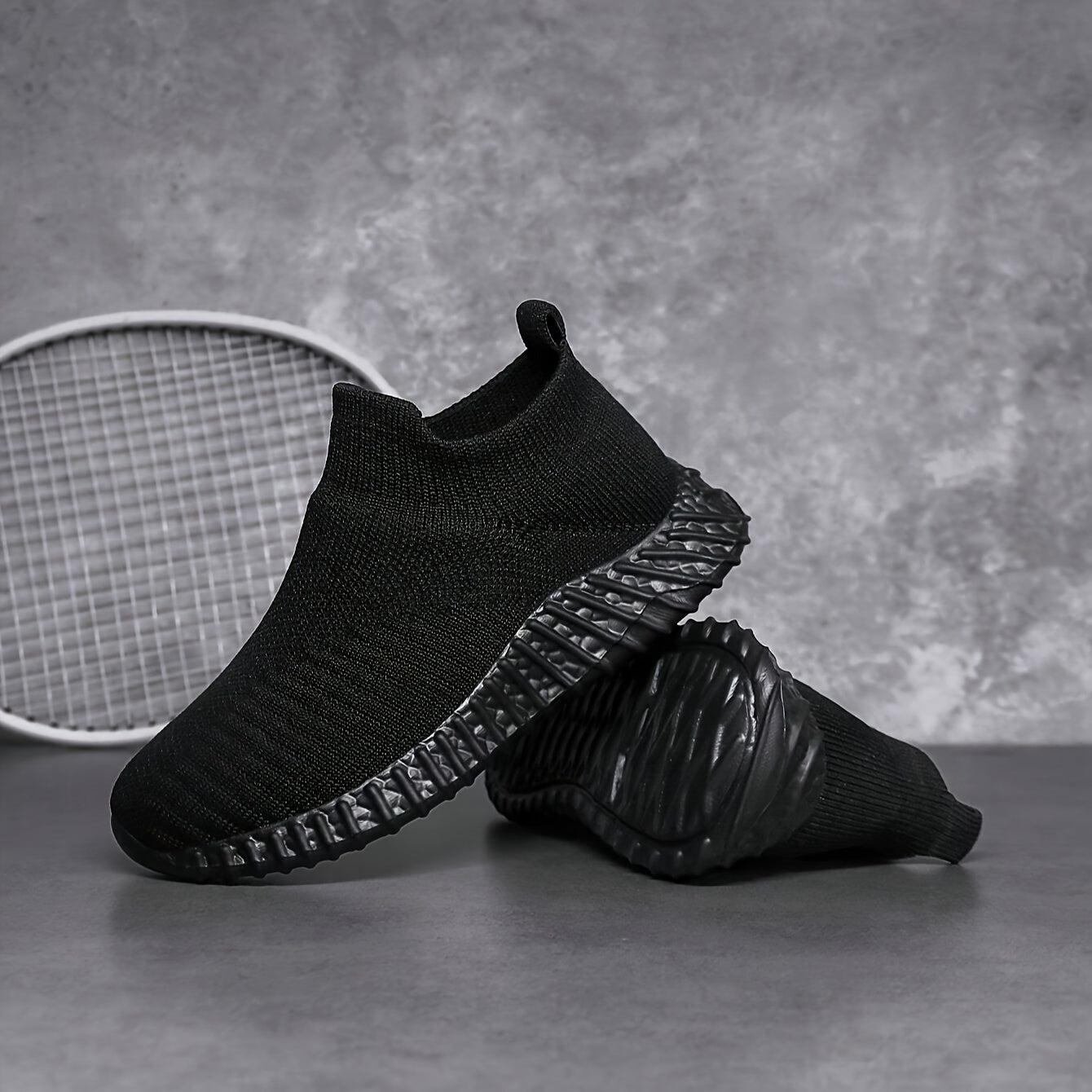 Girl's Breathable Slip On Sock Shoes Soft Sole Sneakers For Kids