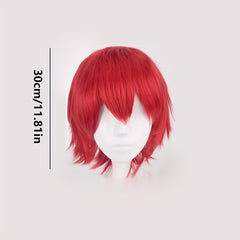Anime Cosplay Wig Harajuku Short Hair Funky Wig For Halloween Party