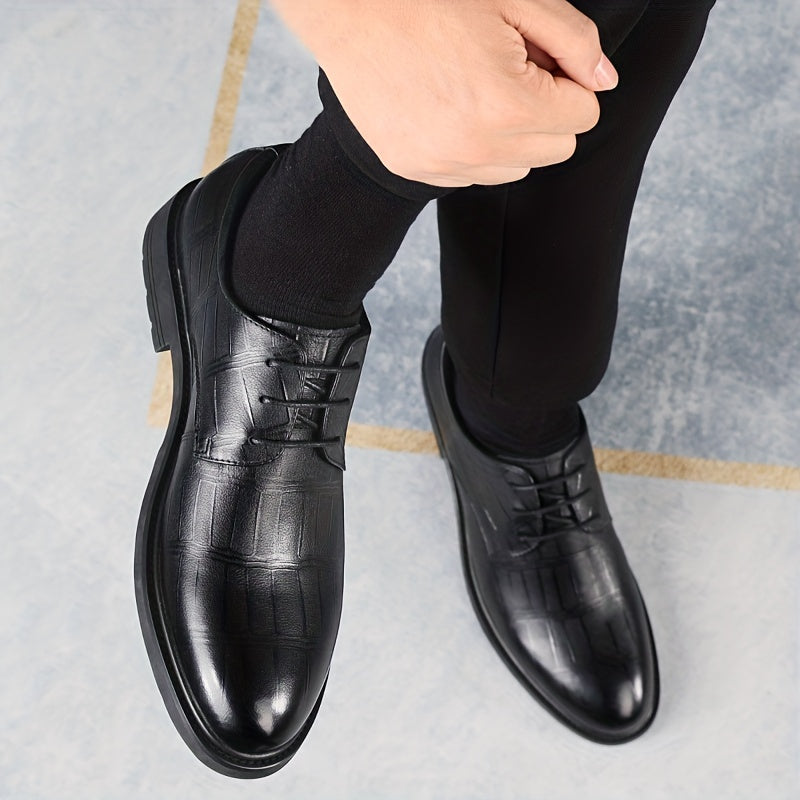 Men's Derby Shoes Lace up Front Dress Shoes Business Formal