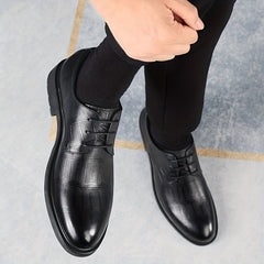 Men's Derby Shoes Lace up Front Dress Shoes Business Formal
