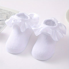 Lace Socks Baby Non slip Princess Socks Soft Cotton Baby Accessories
