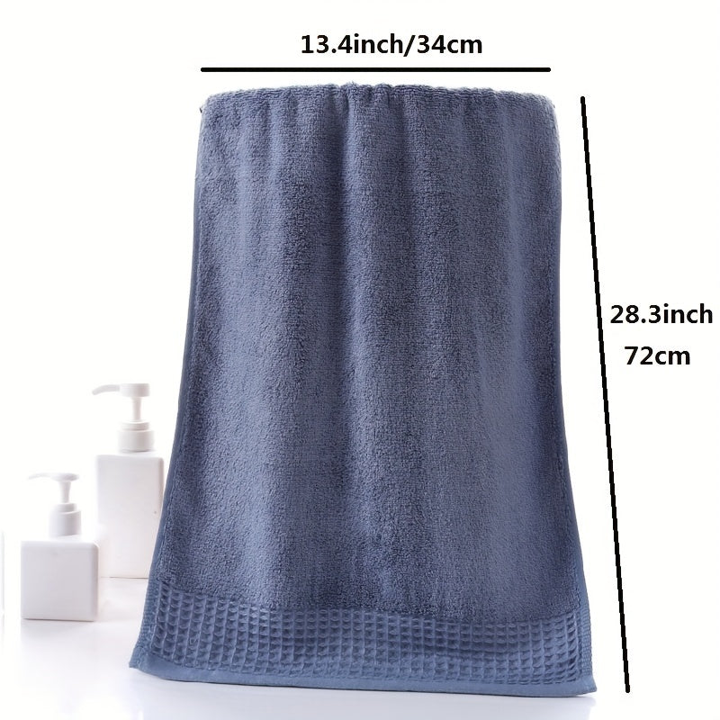 Bamboo Cotton Hand Towels Ultra Absorbent Soft Face Towel 34.04X71.88 cm