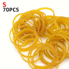 70 High Stretch Yellow Rubber Rings