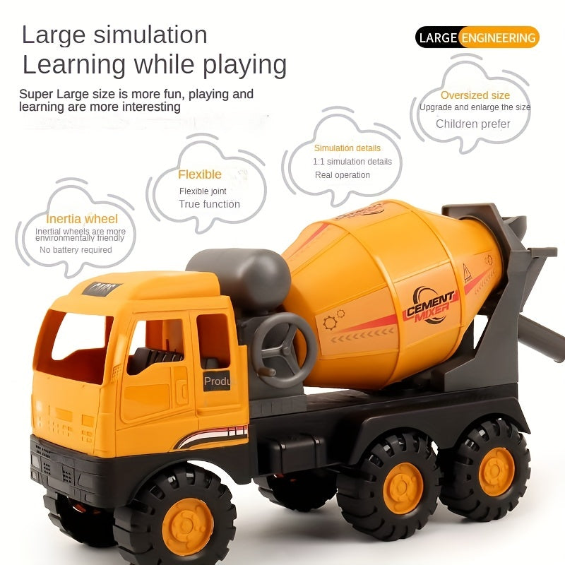 89cm Large Children's Engineering Crane Manual Operation Simulation Tool