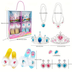 Princess Dress Up Toys & Jewelry Boutique Girl Role Play Set