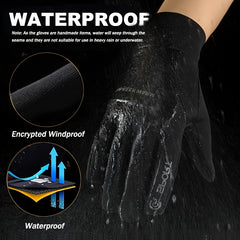 Winter Touch Screen Thermal Gloves Water Resistant for Outdoor Activities