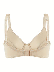 Women's Full Coverage Bra Comfy & Breathable Bow Tie Lingerie