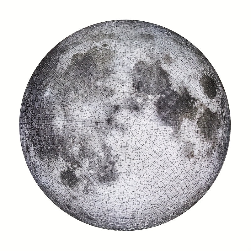 1000pcs Space & Moon Jigsaw Puzzle for Adults High Definition Matte Finish