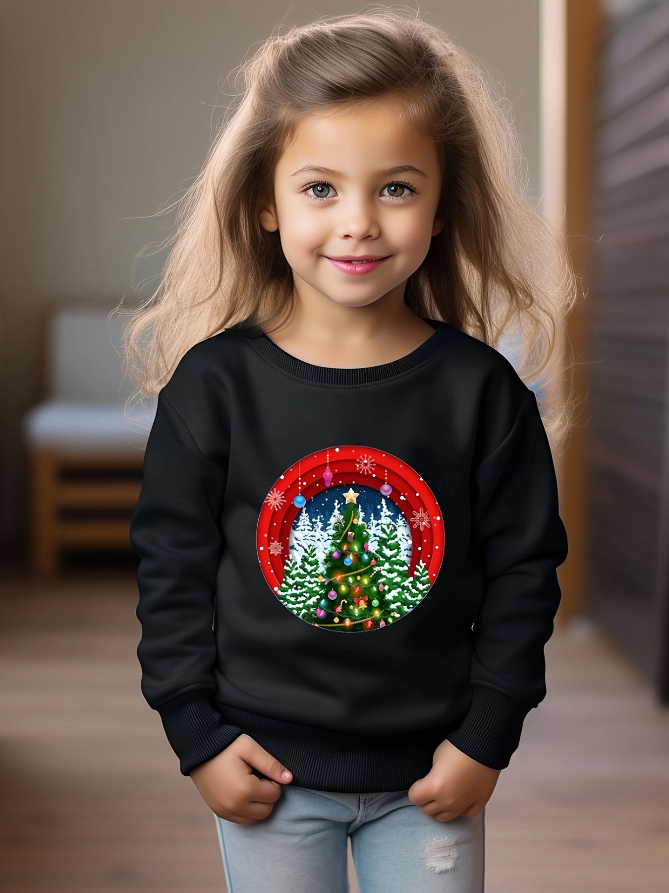 OERYUI Toddler Boys girls Christmas Tree Graphic Cartoon...