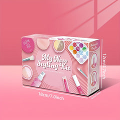 Girls' Role Play Makeup Kit Dress Up Set Non Liquid No Makeup Toy