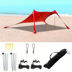 Portable Beach Tent Camping Canopy Beach Shelter For Outdoor Activities
