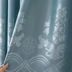 Modern Jacquard European Style Curtain for Home Decor