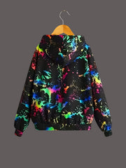 Women's Casual Long Sleeve Hooded Sport Sweatshirt